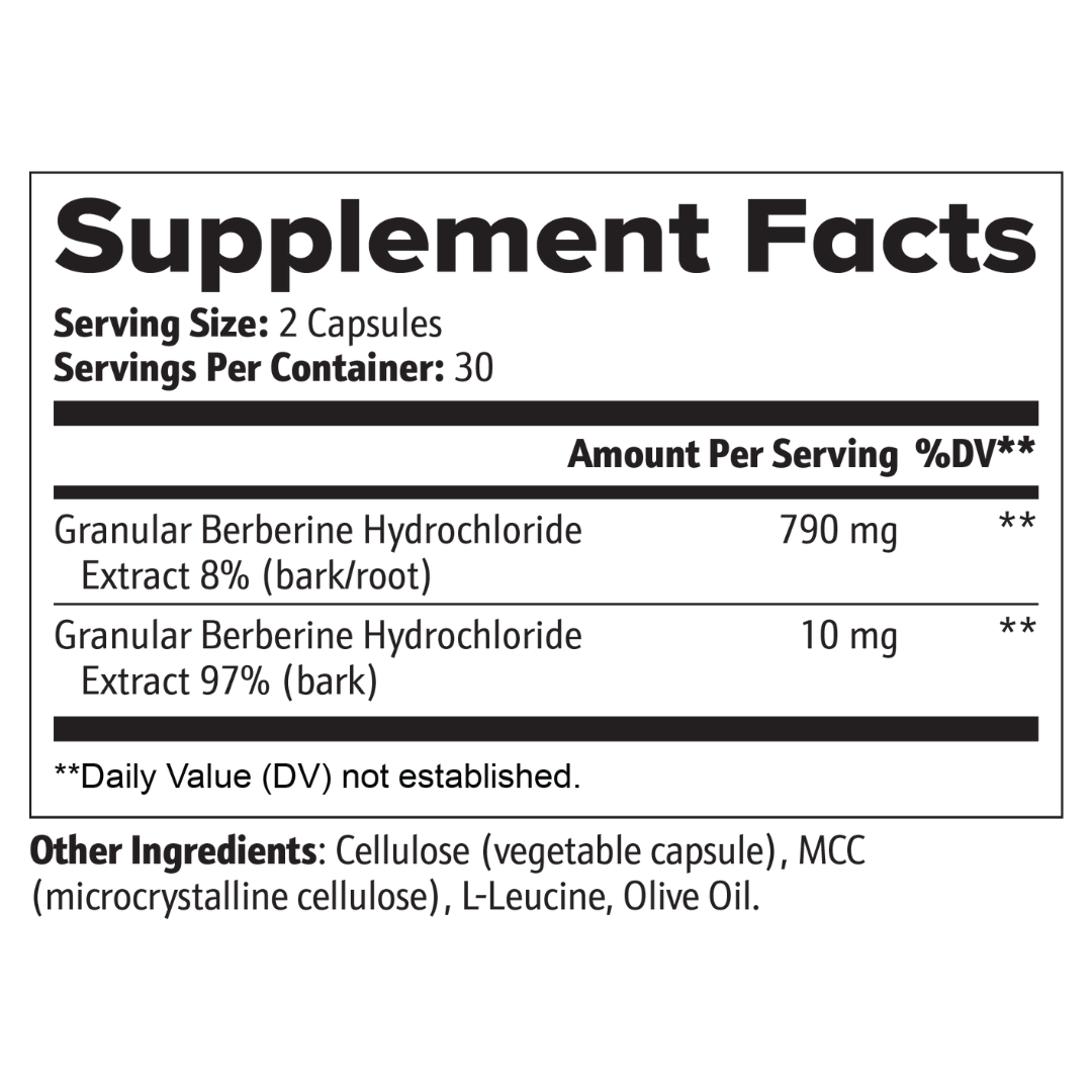 Berberine - 60 Capsules