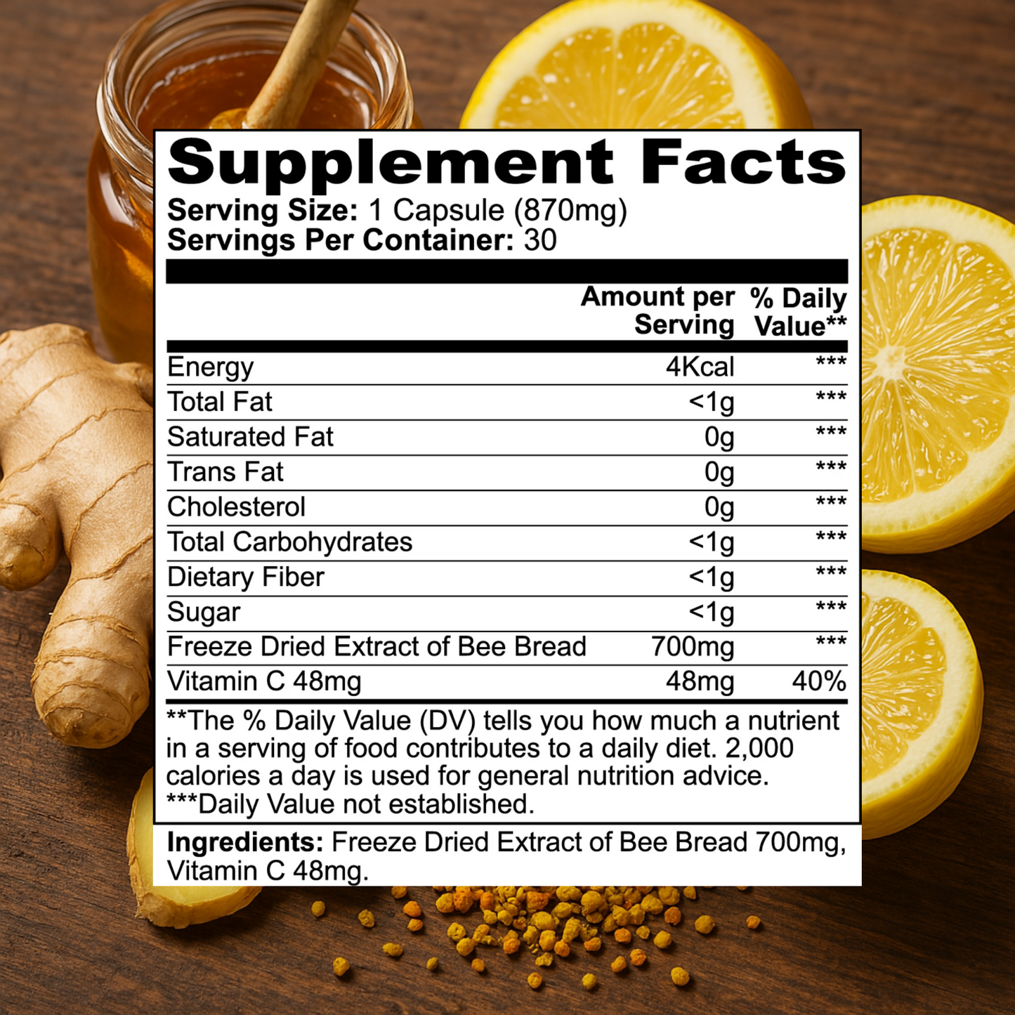 Bee Elixir - 30 Capsules