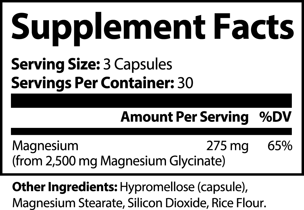 Magnesium - 90 Capsules