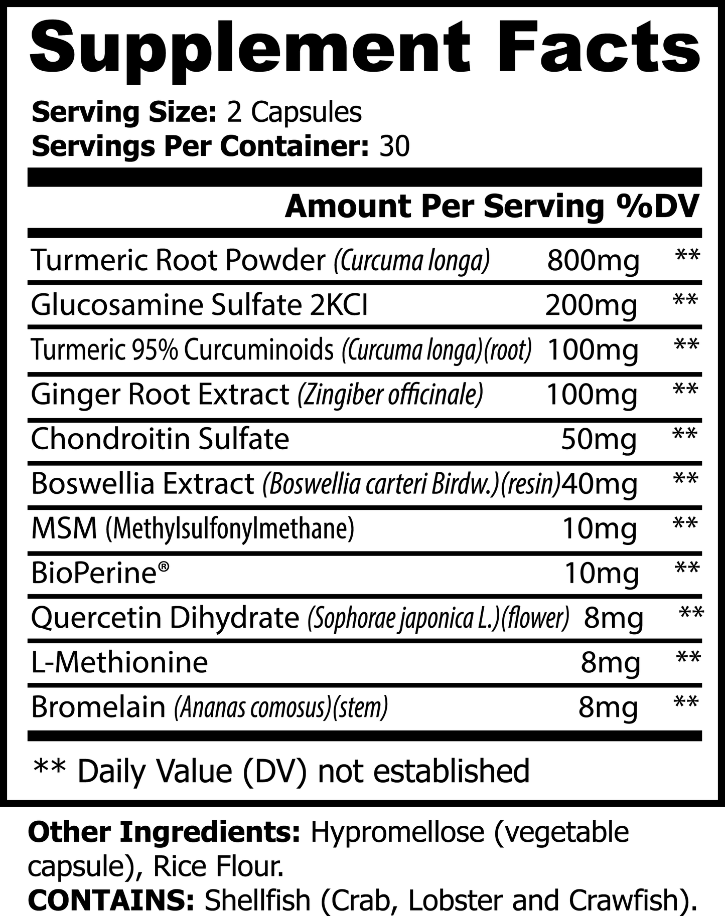 Turmeric - 60 Capsules