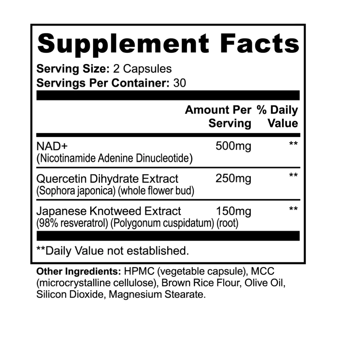 NAD+ - 60 capsules