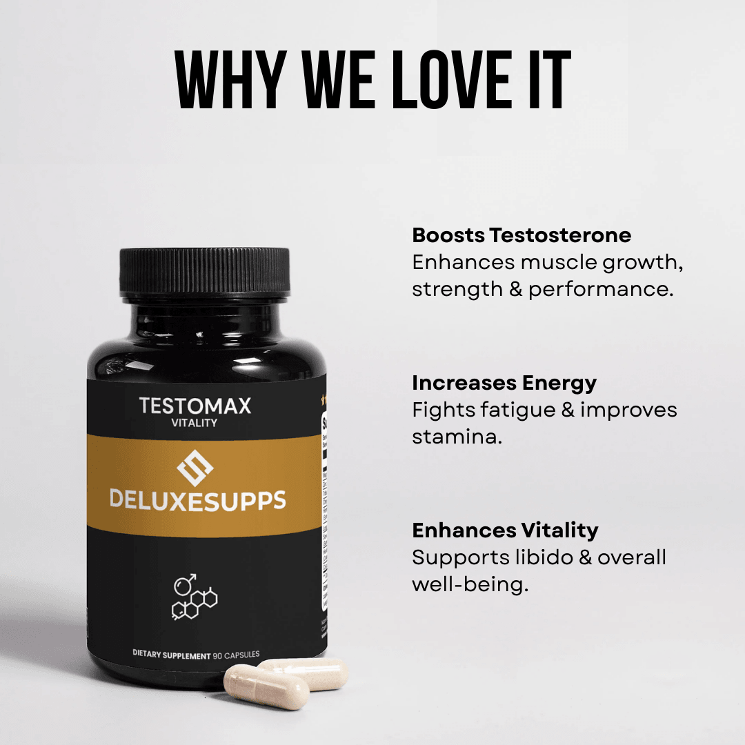 natural testosterone booster bottle