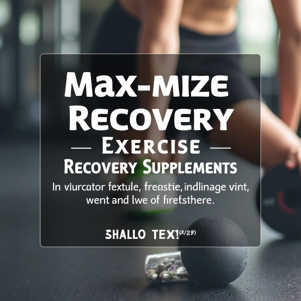 Exercise Recovery Supplements - Maximize Recovery with Exercise Recovery Supplements