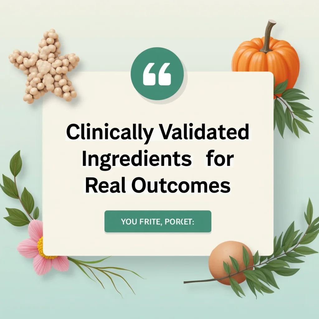 Ingredients Validated By Clinical Research - Clinically Validated Ingredients for Real Outcomes
