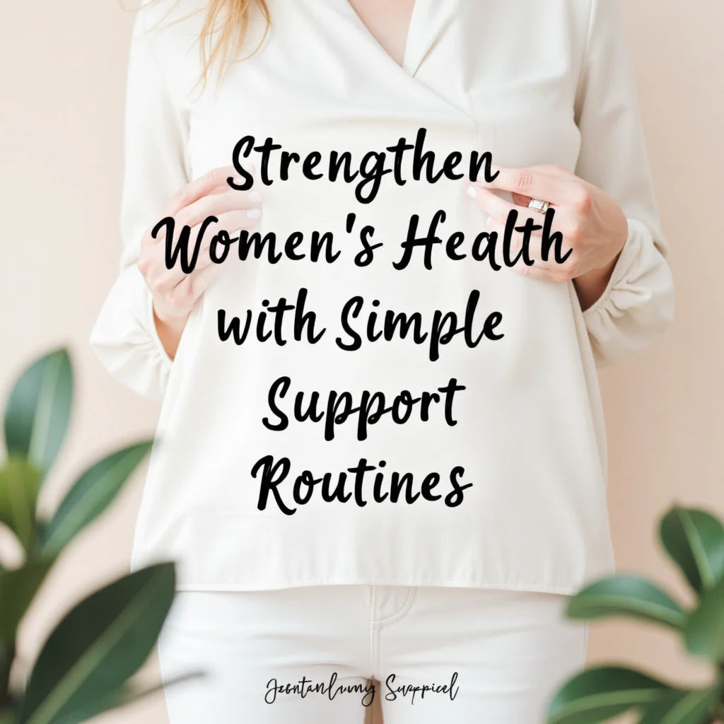 Women's Health Support - Strengthen Women’s Health with Simple Support Routines