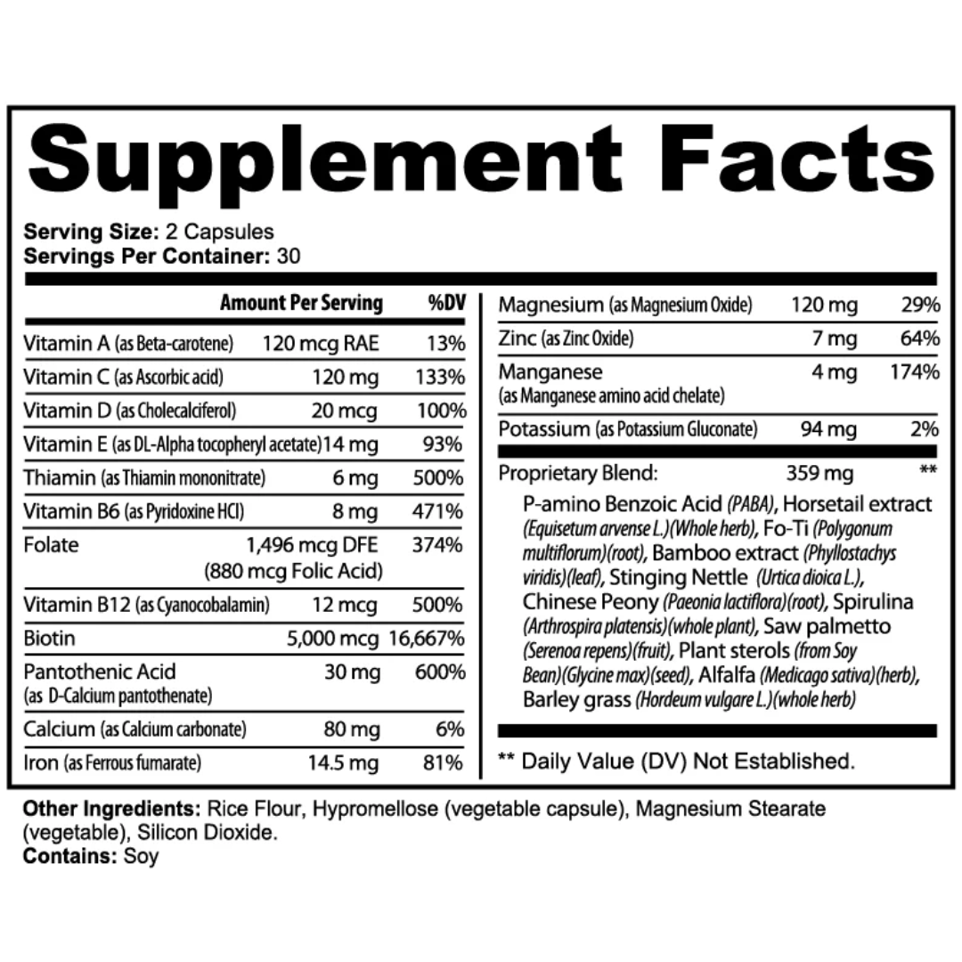 Hair, Skin & Nails - 60 Capsules