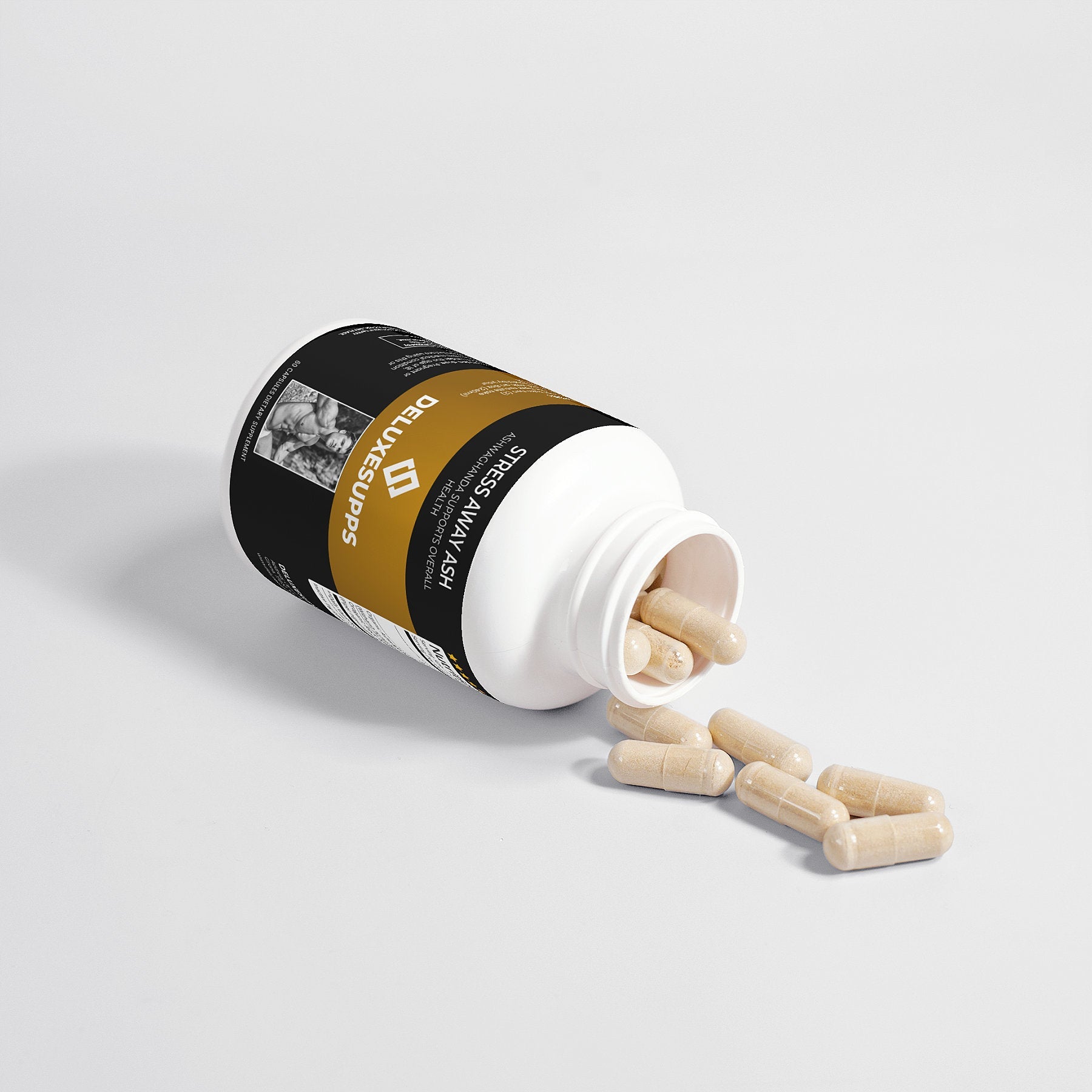 STRESS AWAY ASH - 60 Capsules - Deluxesupps