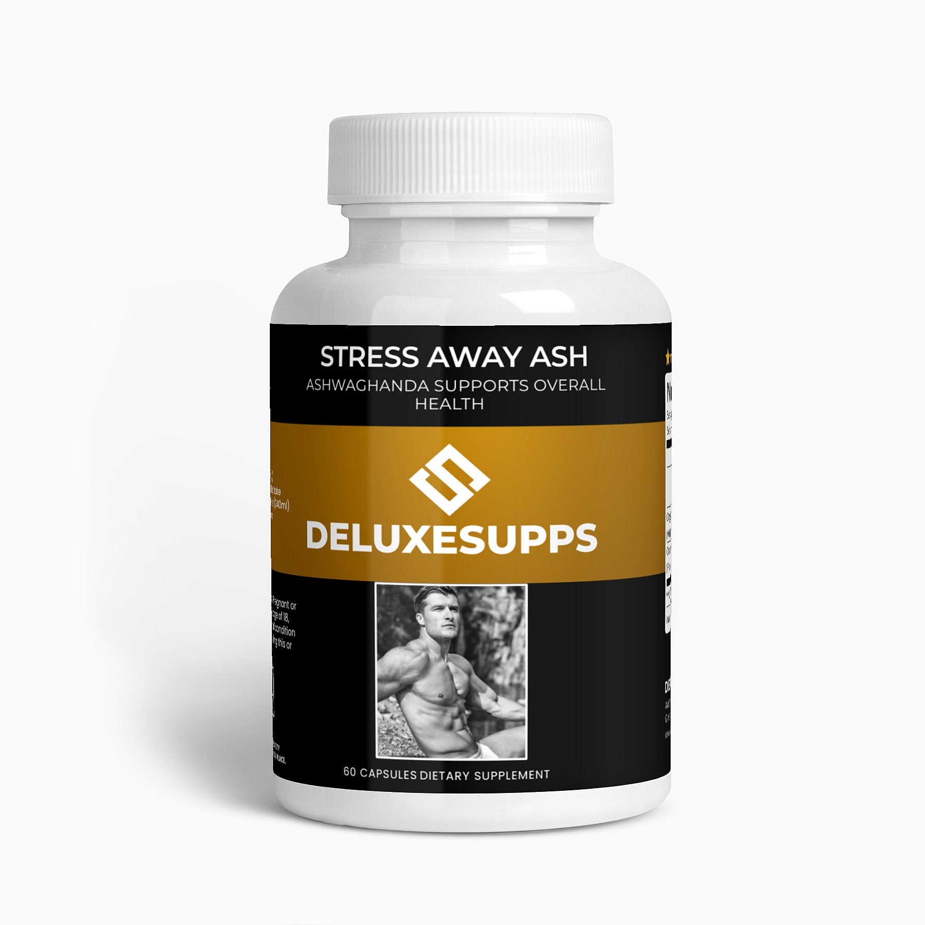 STRESS AWAY ASH - 60 Capsules - Deluxesupps