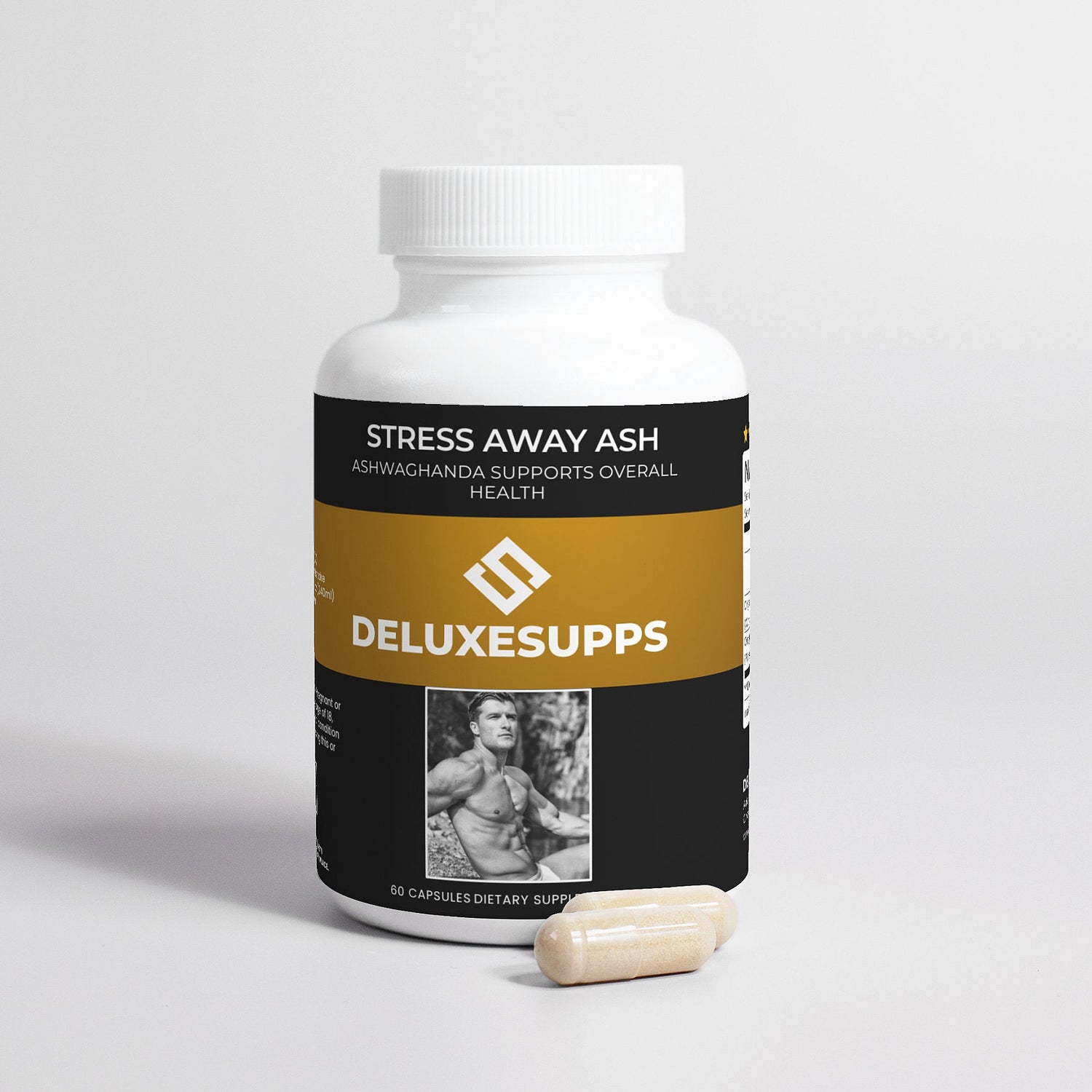 STRESS AWAY ASH - 60 Capsules - Deluxesupps